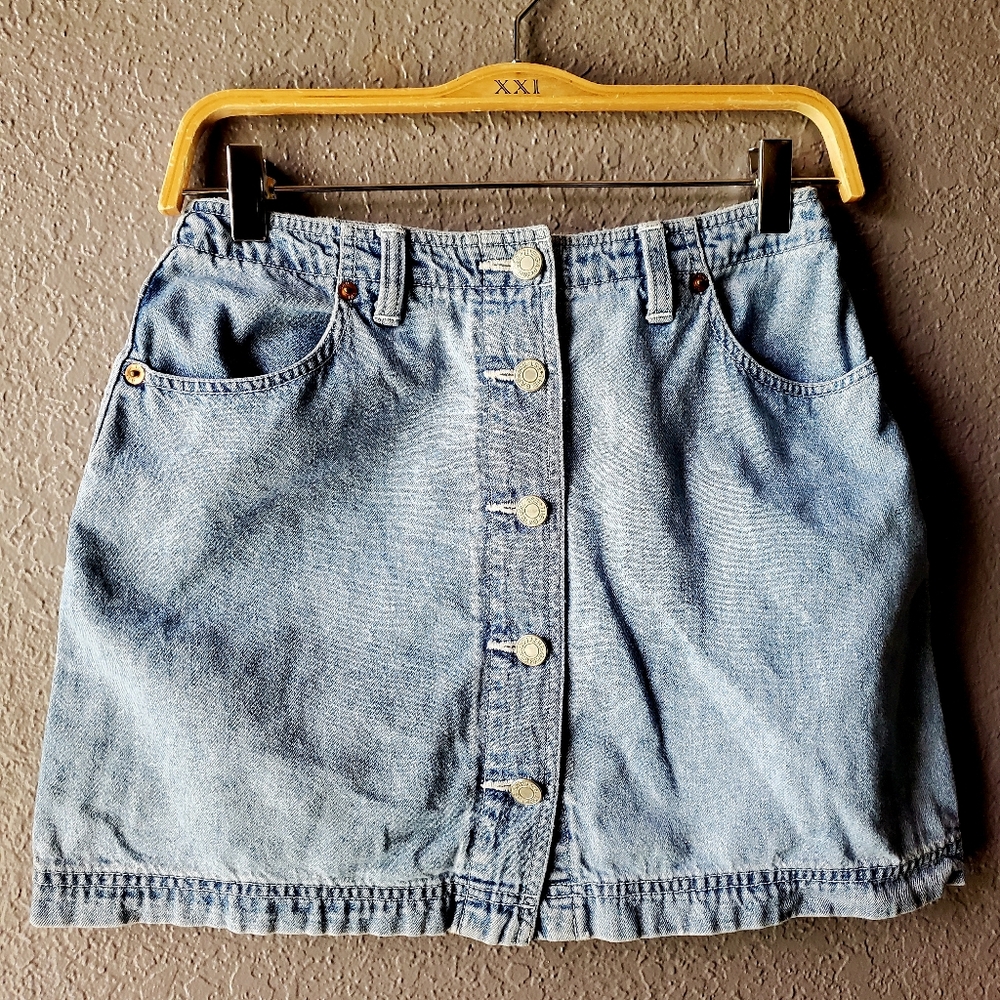 GAP jean mini skirt